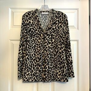 Amaryllis Leopard Cardigan Sz Small